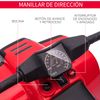 Quad Eléctrico Para Niños 18-36 Meses Batería 6v Rojo Homcom