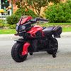 Moto Eléctrica Para Niños De 18-48 Meses 6v Con Faros Rojo Homcom