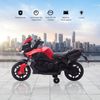 Moto Eléctrica Para Niños De 18-48 Meses 6v Con Faros Rojo Homcom