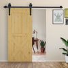 Herraje Para Puerta Corredera De Madera 200cm/6.6ft Homcom