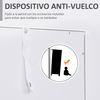 Armario Alto Para Baño De Mdf Acrílico Kleankin 40x27x171,5 Cm-blanco