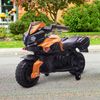 Moto Eléctrica Para Niños De 18-48 Meses 6v Con Faros Naranja Homcom