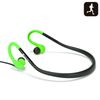 Auriculares Deportivos Ngs Cougar Green Con Gancho Adaptable A La Oreja, Resistente Al Sudor Y A Salpicaduras Ipx4. Neckband-fit.