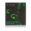 Auriculares Deportivos Ngs Cougar Green Con Gancho Adaptable A La Oreja, Resistente Al Sudor Y A Salpicaduras Ipx4. Neckband-fit.