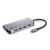 Docking Usb 3.0 Tipo-c Ngs Wonderdock8/ 3 Puertos Usb/ 1 Usb Tipo-c/ 1 Hdmi/ 1 Rj45/ 1 Lector Tarjetas Sd