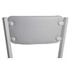 Pack 4 Sillas Cocina Poliuretano Miroytengo 89x43x45 Cm - Blanco Y Gris