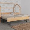 Cama De Arrastre Elevable Mdf Blanco 90x190cm