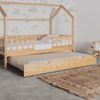 Cama De Arrastre Elevable Madera Pino 90x190cm