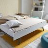 Cama De Arrastre Elevable Mdf Blanco 90x180cm