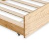 Litera + Cama De Arrastre Madera Pino  90x190/90x190cm