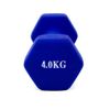 Mancuernas De 4 Kg Antiresbalantes Azul Pesa Fitness