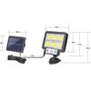 Lámpara Solar Led Con Sensor De Movimiento 72 Led-cob Regulable Con Mando A Distancia Luz Solar Exterior Jardín Waterproof.