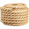 Cuerda De Yute 10m - 12mm, 4 Capas Cuerda De Sisal Fibra 100% Natural Rascador Para Gatos, Artesanía, Decoración (10m - 12mm)