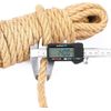 Cuerda De Yute 10m , 4 Capas Cuerda De Cáñamo Fibra 100% Natural Gruesa Rascador Para Gatos Artesanía Decoración (10m - 14mm)