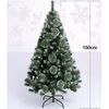 Árbol De Navidad 150cm 1.5m Pino Artificial Decoración Navideña Con Soporte Metálico Ramas Verde Nieve