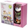 Set Menaje Cocina Metálico Colores 22pzs