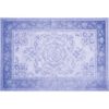 Flooralia - Alfombra Vinilica Vintage, 143x97cm, Azul