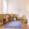 Flooralia - Alfombra Vinilica Vintage, 143x97cm, Azul