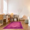 Flooralia - Alfombra Vinilica Vintage, 143x97cm, Morado