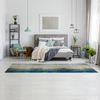 Flooralia - Alfombra Vinilica Vintage, 250x64cm, Azul-gris