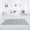 Flooralia - Alfombra Vinilica Infantil, 230x160cm, Blanco-gris