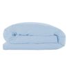 Duo De Funda Nórdica Y Funda De Almohada Básic Color Azul Celeste Para Cama De 150 Cm