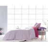 Duo De Funda Nórdica Y Funda De Almohada Básic Color Rosa Para Cama De 150 Cm