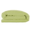 Duo De Funda Nórdica Y Funda De Almohada Básic Color Verde Para Cama De 135 Cm