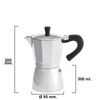 Cafetera Inducci�n Aluminio 6 Tazas (300 Ml.)