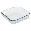 Fuente Horno Cristal Borosilicato Cuadrada 1,1l. 20,7x20,7 Cm. Ideal Meclas, Ensaladas, Postres, Cocina, Resposteria. Libre Bpa