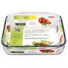 Fuente Horno Cristal Borosilicato Cuadrada 1,1l. 20,7x20,7 Cm. Ideal Meclas, Ensaladas, Postres, Cocina, Resposteria. Libre Bpa