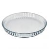 Molde Rizado Horno Cristal Borosilicato Ø 28 Cm. Ideal Postres, Cocina, Resposteria, Tartas, Quiche, Libre Bpa