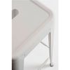 Taburete Torix Alto De Acero Reforzado 76*30*30 Cm - Blanco