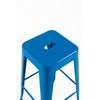 Taburete Torix Alto De Acero Reforzado 76*30*30 Cm - Azul