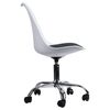 Silla Neo De Polipiel 93*49*42 Cm - Blanco Y Negro