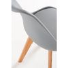 Silla Synk Pro De Polipropileno,polipropileno Y Polipiel 82*47*43 Cm - Gris Claro