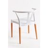 Silla Tahi De Polipropileno 73*48*39 Cm - Blanco