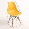 Silla Tower Basic De Polipropileno 82*47*40 Cm - Amarillo