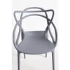 Silla Korme De Polipropileno 82*49*39 Cm - Gris