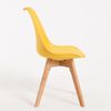 Silla Synk Basic De Polipropileno,polipropileno Y Polipiel 82*49*43 Cm - Amarillo