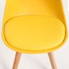 Silla Synk Basic De Polipropileno,polipropileno Y Polipiel 82*49*43 Cm - Amarillo