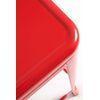 Pack 4 Taburetes Torix Bajos De Acero Reforzado 65*40*40 Cm - Rojo