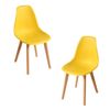 Pack 2 Sillas Kelen De Polipropileno 82*47*53 Cm - Amarillo