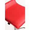 Pack 2 Taburetes Tim De Polipiel 85*39*39 Cm - Rojo