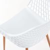 Silla Riva Con Reposabrazos - Blanco