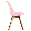 Conjunto Escritorio Estik Y Silla Synk Basic - Rosa