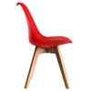 Conjunto Escritorio Kecil Y Silla Synk Basic - Rojo