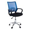 Silla Midi Pro De Tela,tela Transpirable 95*48*49 Cm - Azul Y Negro