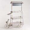 Carrito Candy Bar Cream Blanco Envejecido