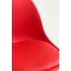 Taburete Tulipa De Polipiel 95*37*31 Cm - Rojo